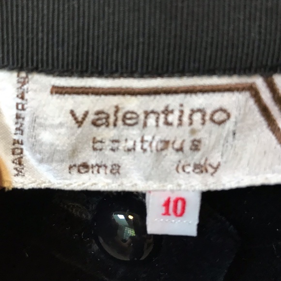 VINTAGE VALENTINO VELVET SKIRT - Picture 3 of 3